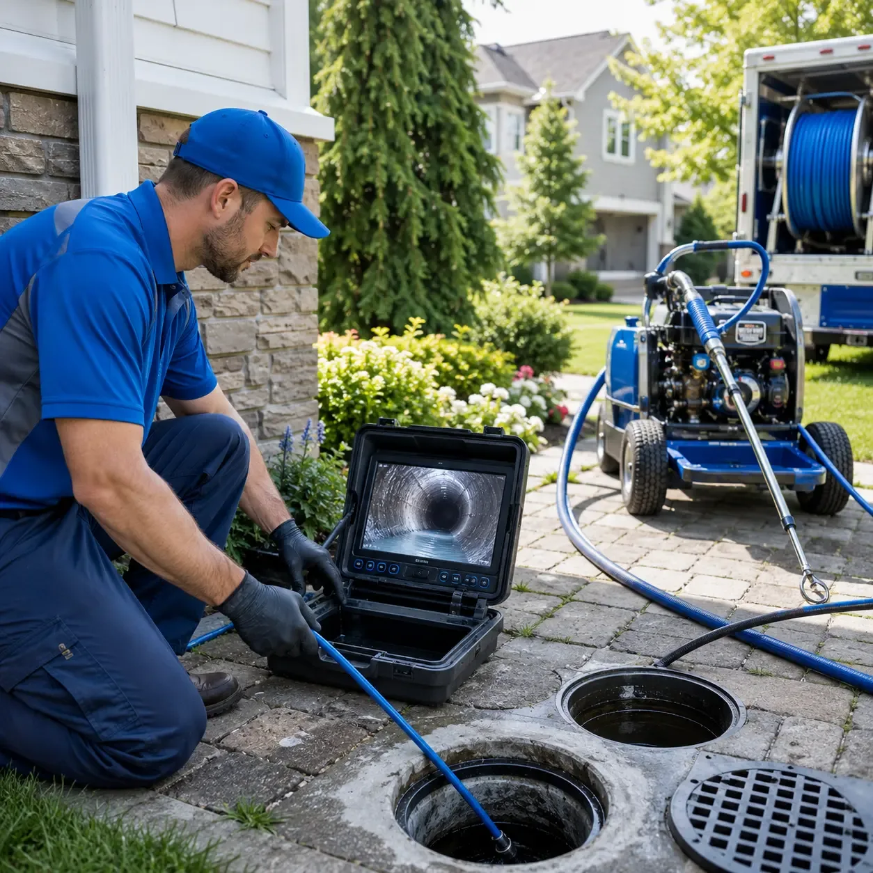 Outdoor drain cleaning professionals serving Elwell, MI